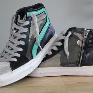 Golden Goose: "Slide" High-Top Sneakers: Size: EU 37